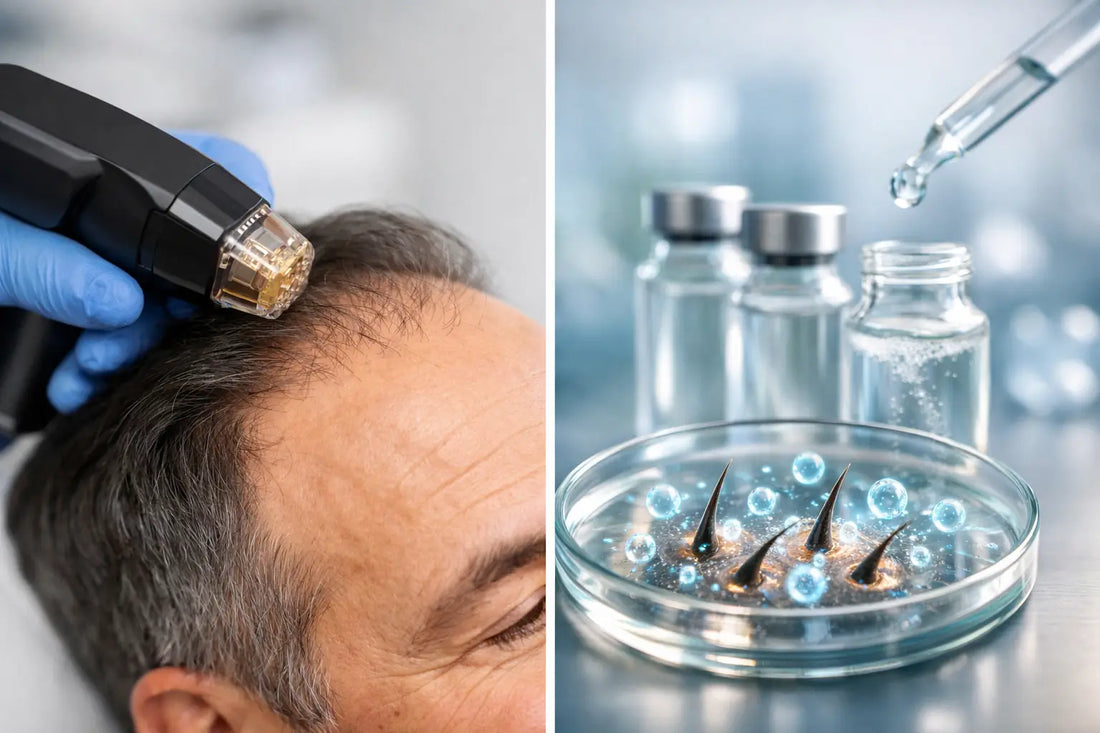 Morpheus8 and Exosomes for Follicle Regrowth